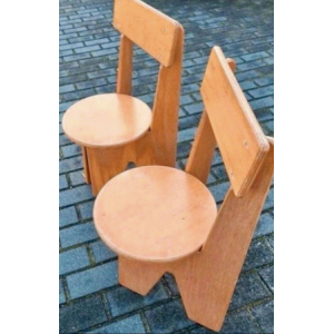 Vintage design schoolstoeltjes nr 2